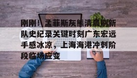 开元app-关于刚刚！孟菲斯灰熊清晨刷新队史纪录关键时刻广东宏远手感冰凉，上海海港冲刺阶段临场应变的信息